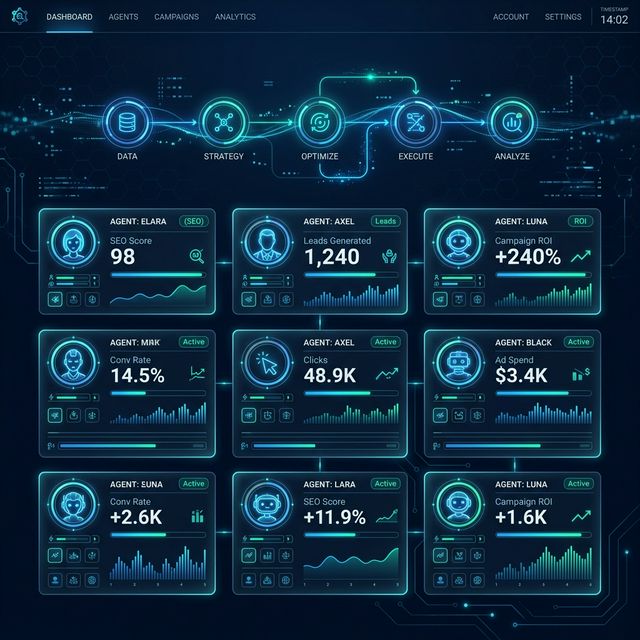 Bizoholic Agentic Ecosystem Dashboard